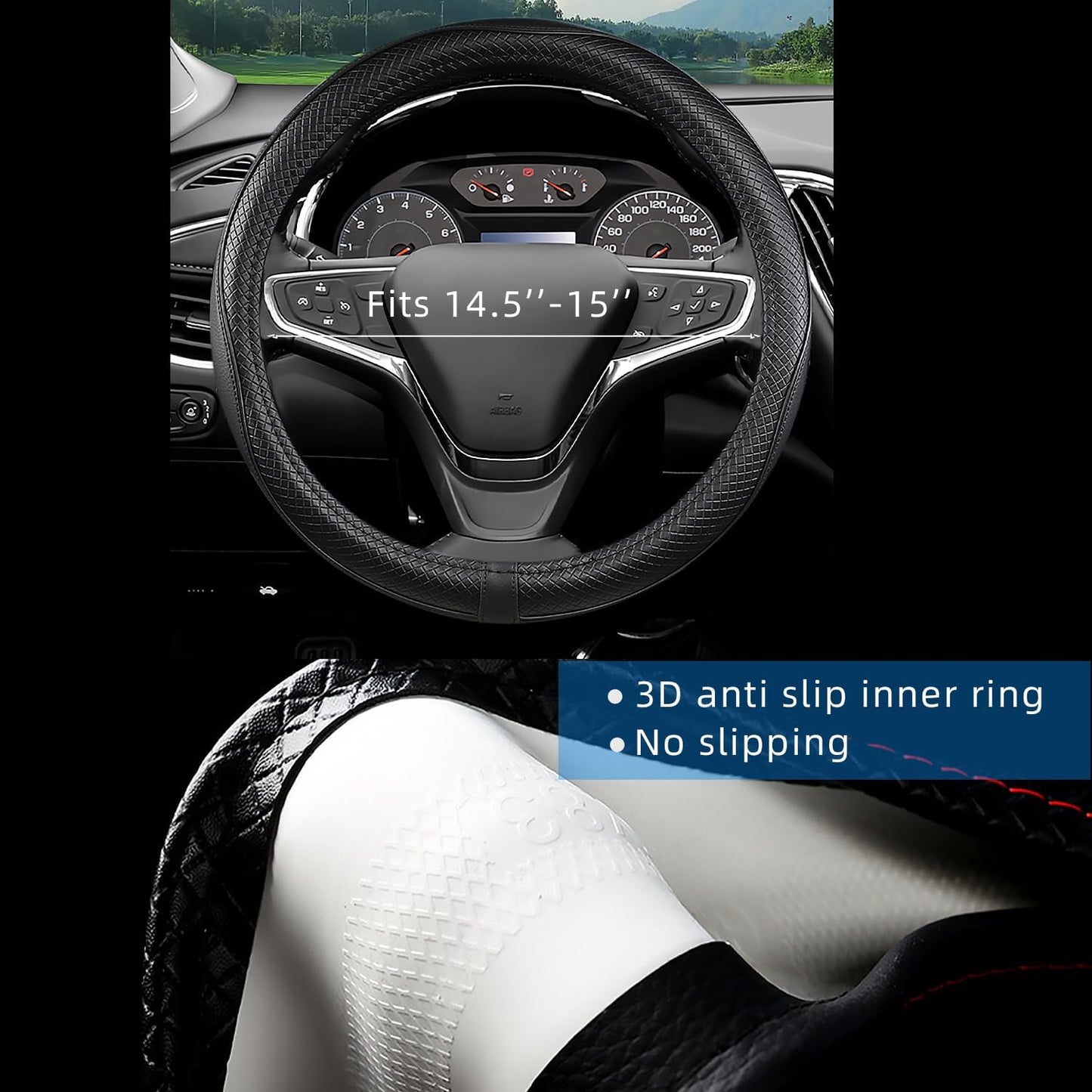 Funda volante Mazda 3 6 5 CX-50 cuero negro deportivo