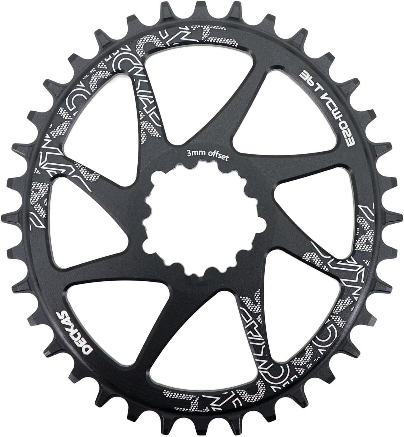 Plato bicicleta montaje directo 0.118pulg SRAM GXP aluminio