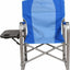 Silla director plegable exterior playa patio 2 tonos azul