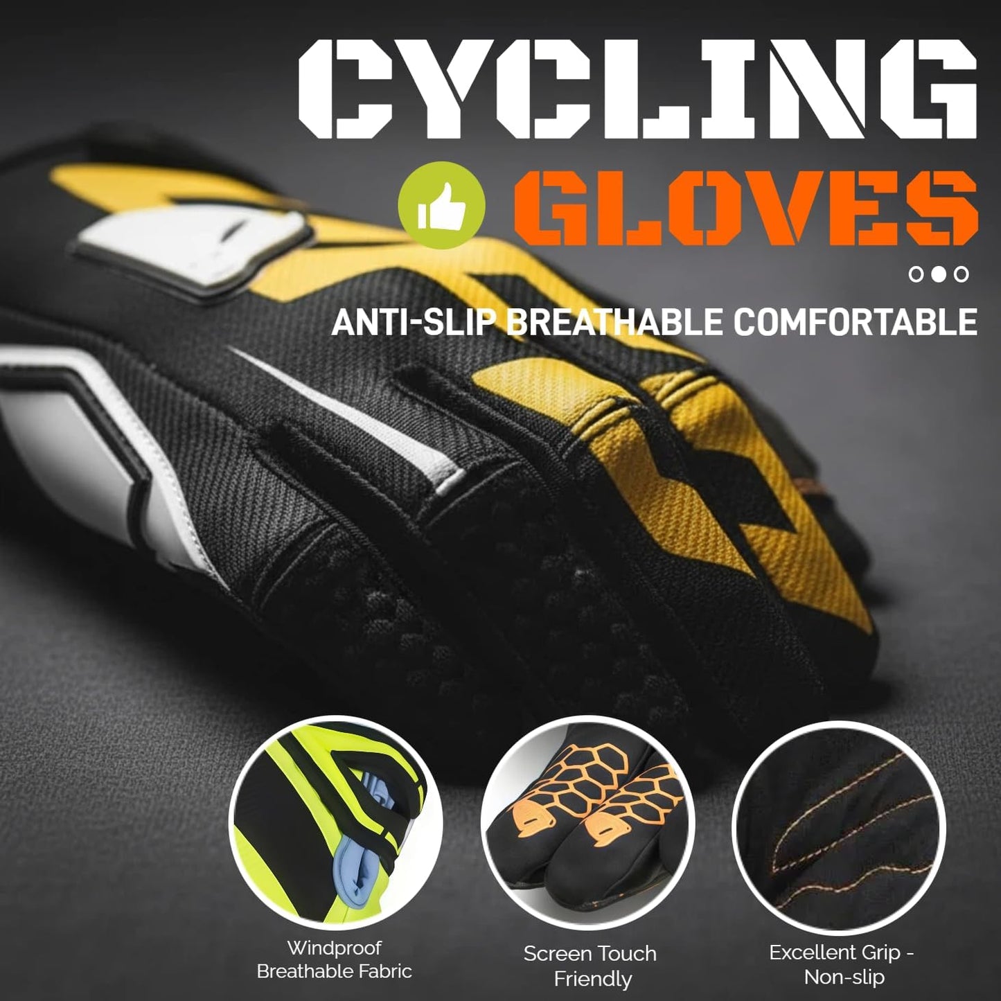 Guantes motocross transpirables ciclismo senderismo