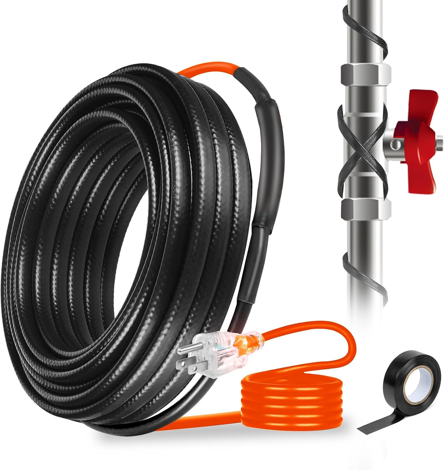 Cable calefactor tuberías protección congelación -40 ℉