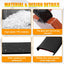 Bandas borde U para muebles 0.47pulg x20ft marrón duradero