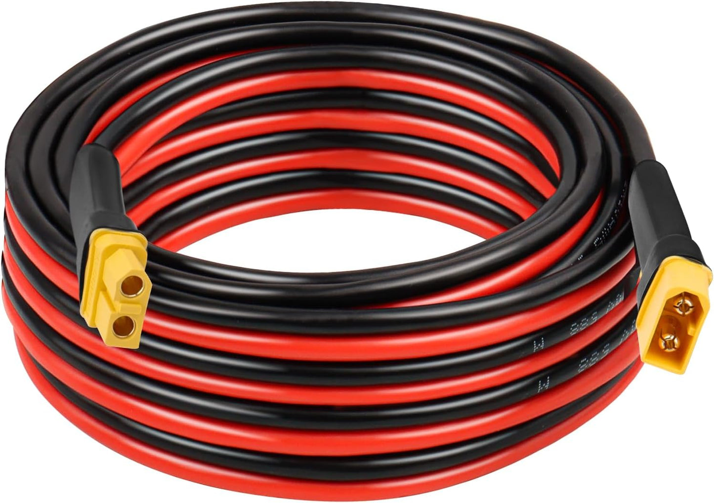 Cable extensión XT60 15pies 10AWG conector hembra a macho