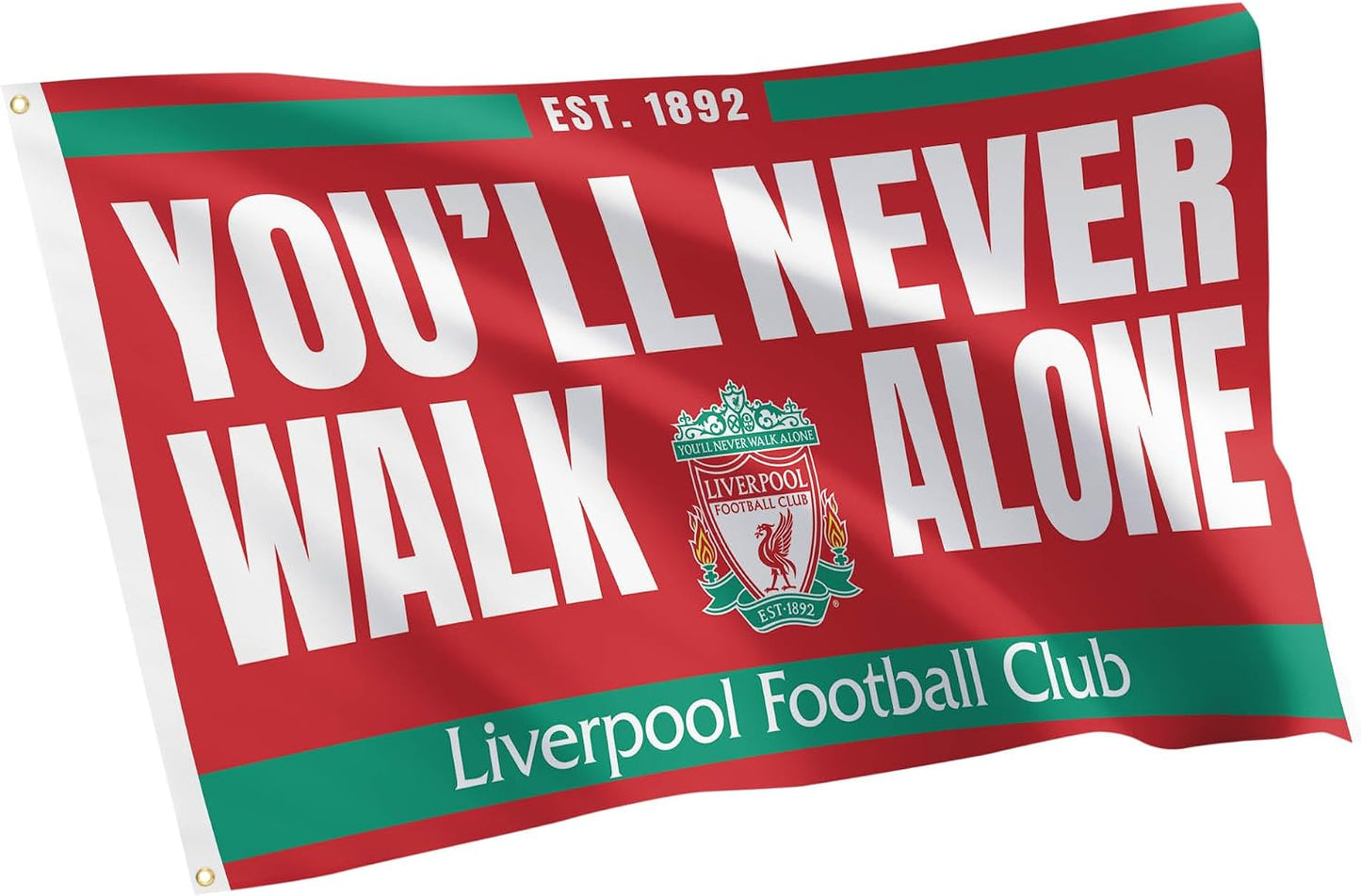Bandera Liverpool FC 3x5ft para interiores y exteriores