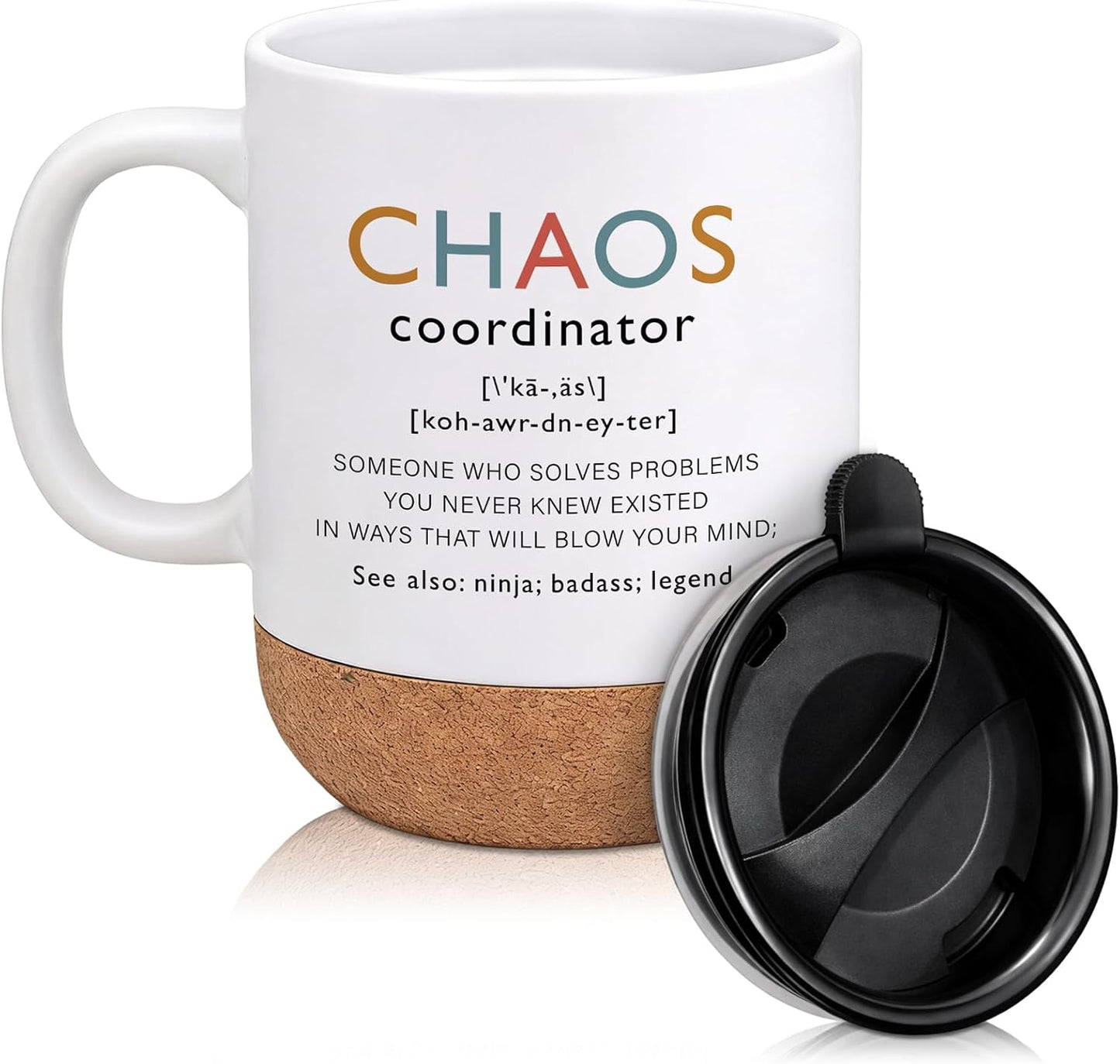 Taza de café de cerámica Remerry para coordinador del caos