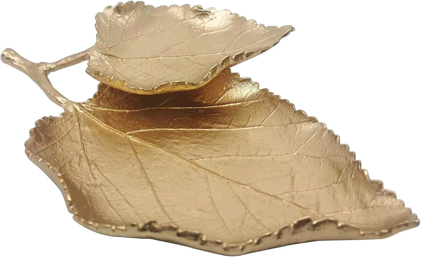 Bandeja tocador organiz. joyas forma hoja