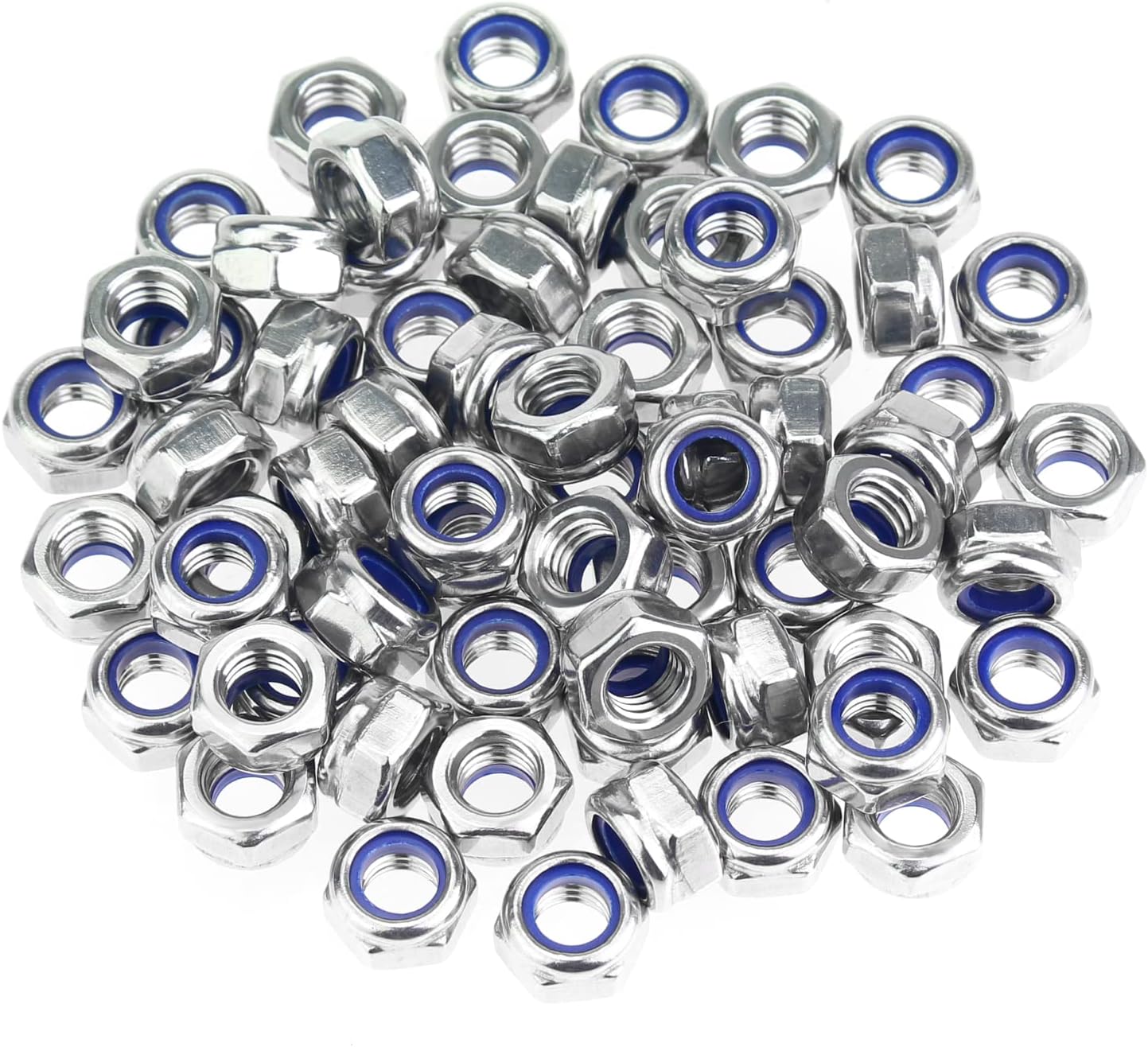 150 Tuercas Hexagonales M3 Acero Inox 304 Rosca Gruesa