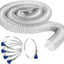 Extractor polvo PVC 4x10pulg con 5 abrazaderas