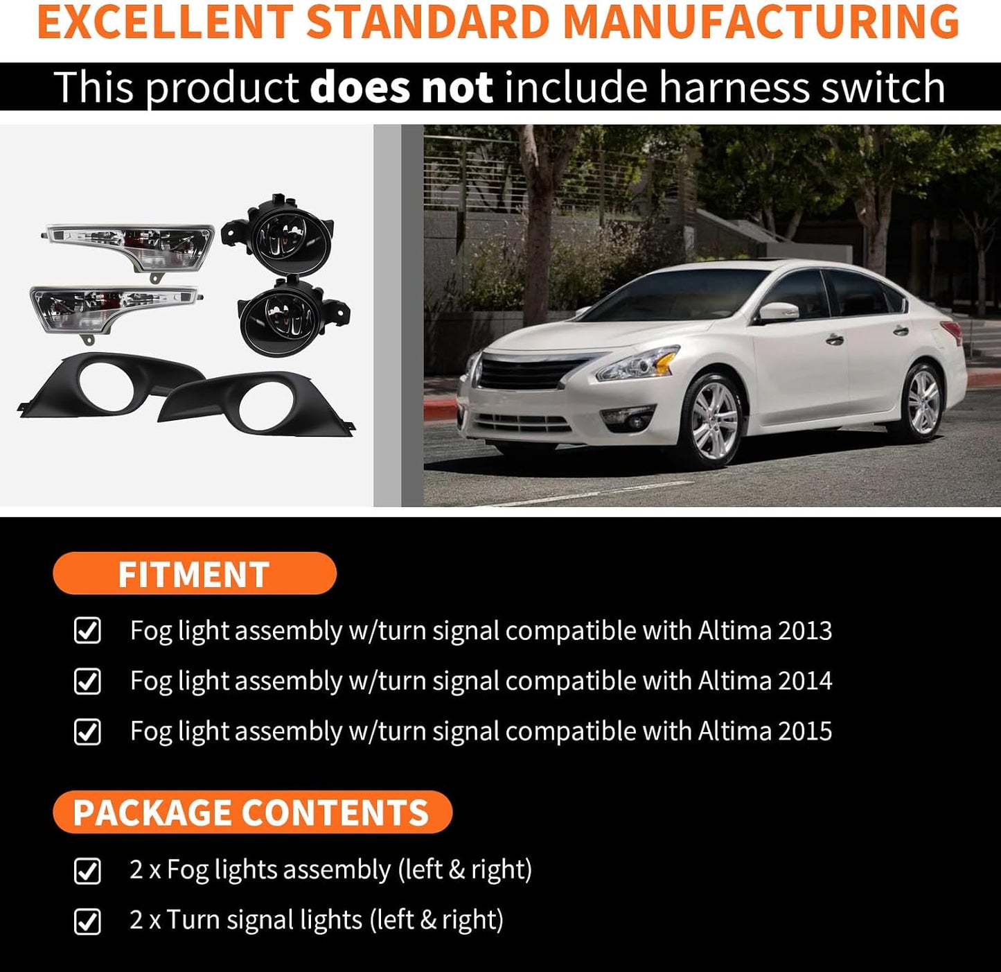 Kit luces antiniebla Altima 13-15 H11 12V 55W