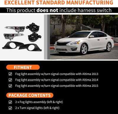 Kit luces antiniebla Altima 13-15 H11 12V 55W