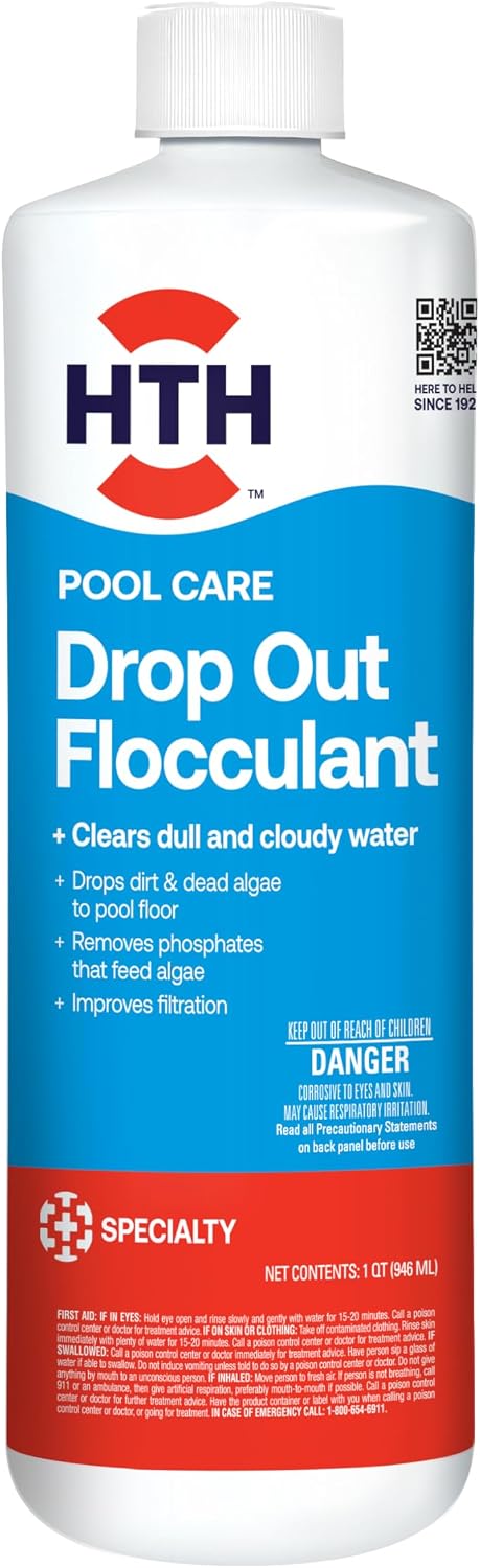 Floculante para piscina 32oz agua cristalina