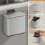 Cubeta compostaje colgante acero inox 4L puerta cocina