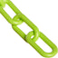 Cadena barrera plástica verde 2pulg 10ft