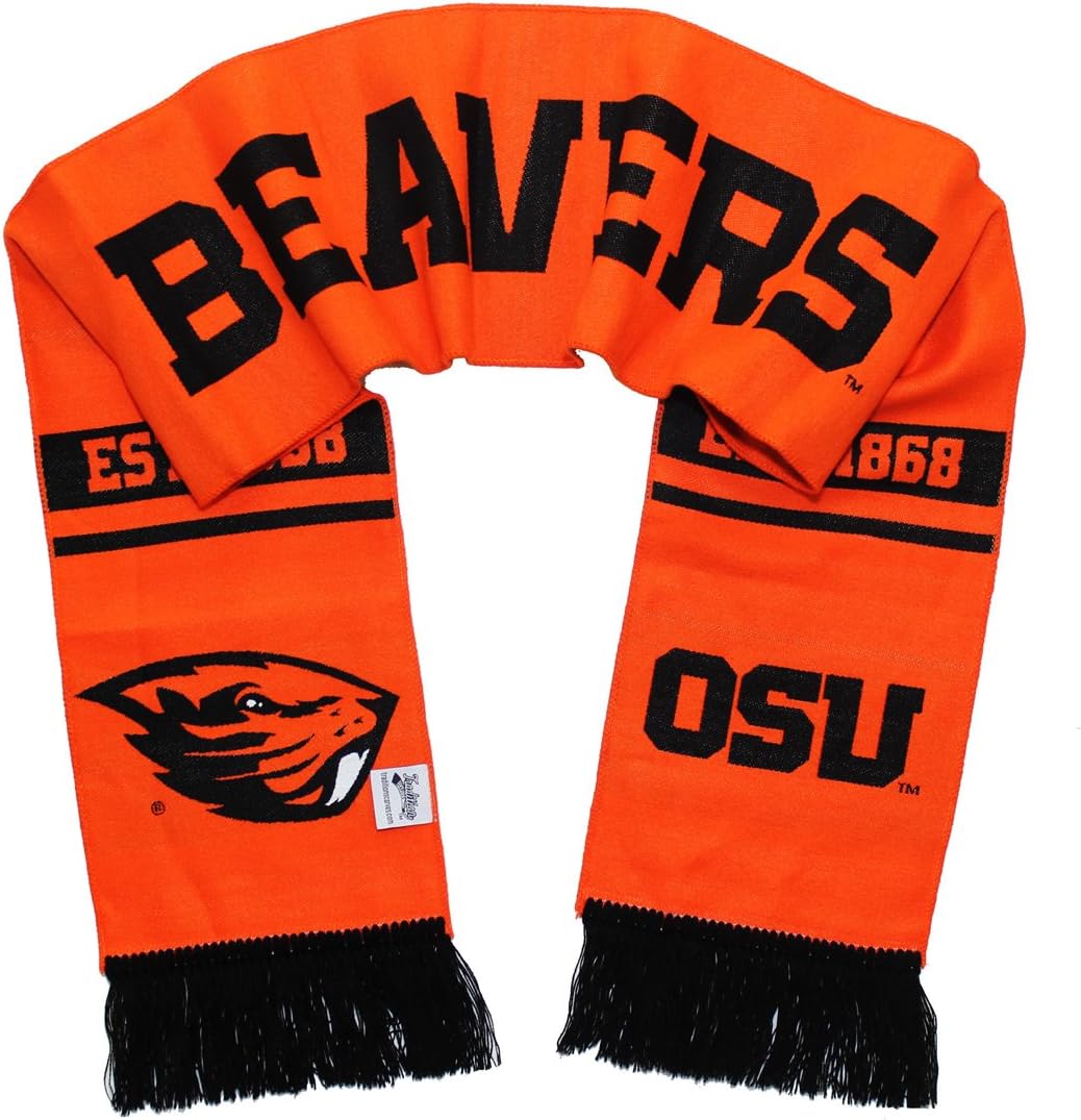 Bufanda Oregon State Beavers 2017 tejido naranja
