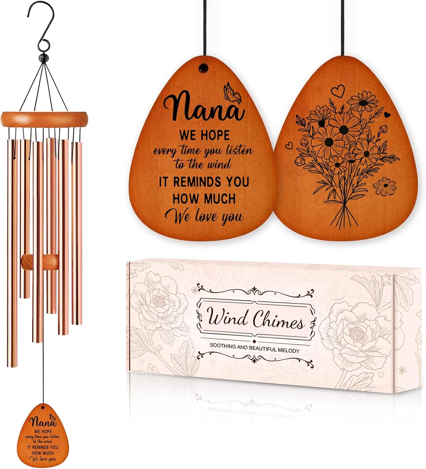Regalos para nana campanillas viento abuela madre