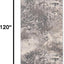 Alfombra pasillo 2ft2pulg x10ft beige gris no pelusa