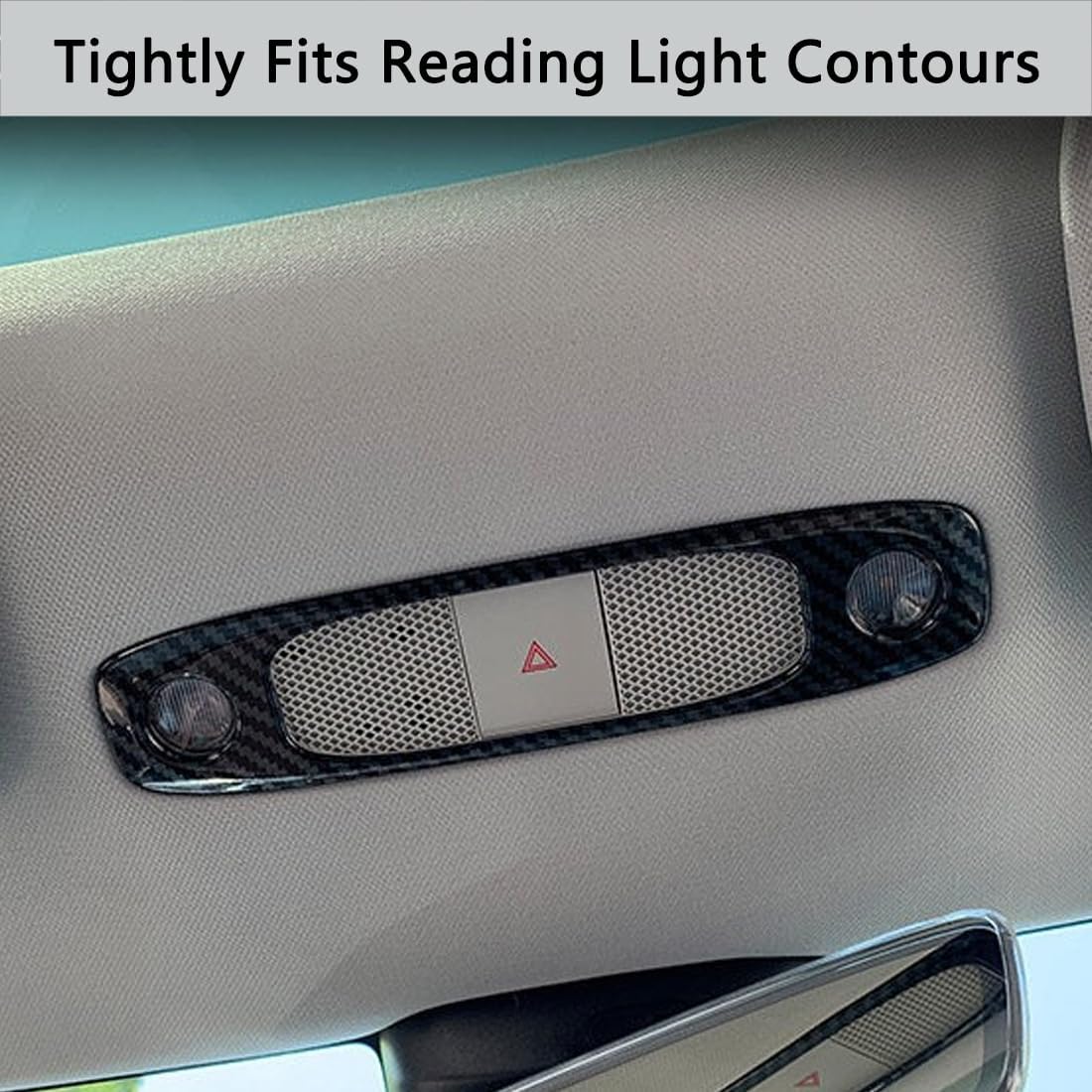Cubierta luces lectura compat Tesla Modelo 3 2 Pzas