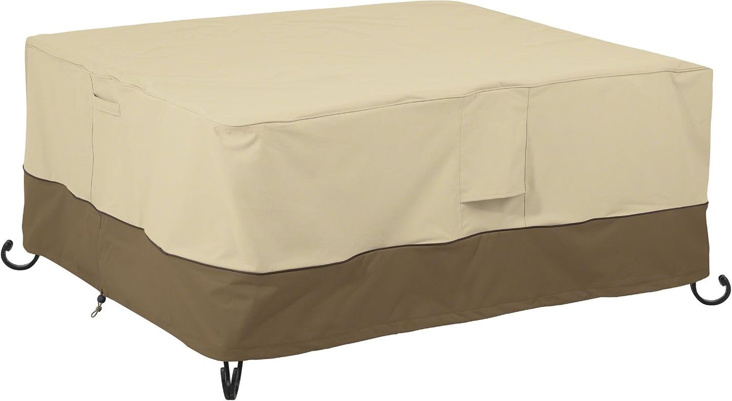 Cubierta mesa rectangular resistente agua 40pulg fogata