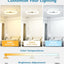 Ventilador techo luz control remoto 3000K-6500K blanco