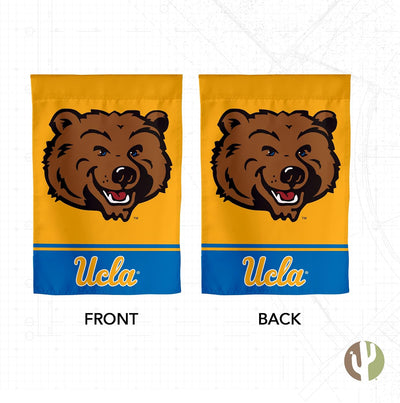 Bandera jardín UCLA Bruins 19x12" diseño B