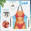 2 Delantales Cocina con Correas Ajustables