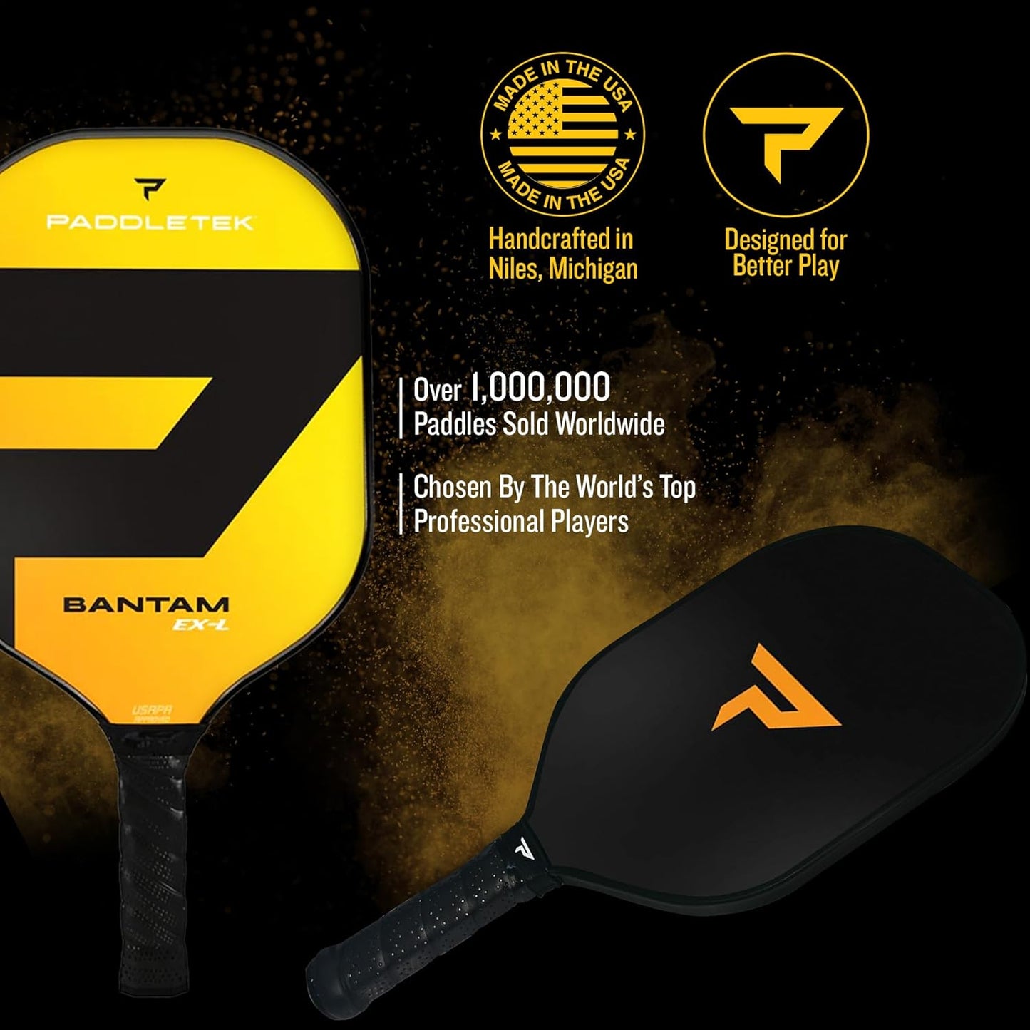 Paleta pickleball Bantam EX-L núcleo panal agarre