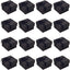 24 Cajas Regalo Negro Cartón Duro 1.6x1.6pulg Joyas