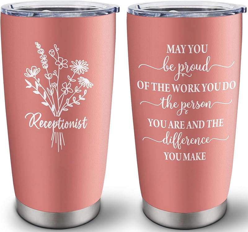 Regalo recepcionista mujer agradecimiento jubilación