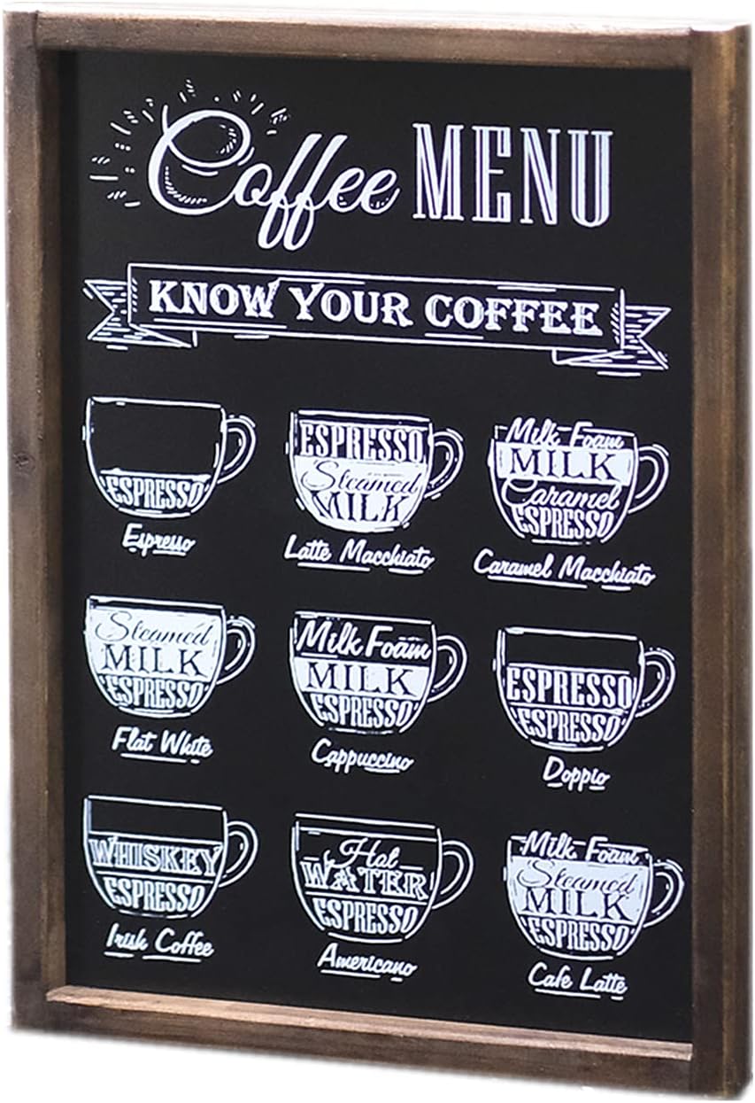 Cartel café Know Your Coffee Bar 12x18pulg