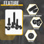 Tornillo Torx Seguridad M6x12mm Acero Carbono Pack 30 Negro