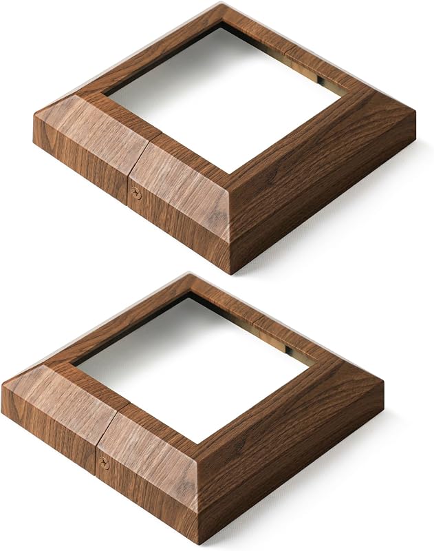 2 Postes Aluminio para Base Cubierta 6" Escaleras Porches