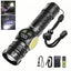 Linterna LED recargable USB tipo C 9 modos luz COB