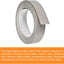Bandas borde flexible prepegada 7/8pulg x 9.84ft roble gris
