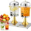 Dispensador bebidas frías acero inox 4.4gal con soporte