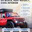 Parasol térmico Jeep Wrangler UV 1997-2025 plegable