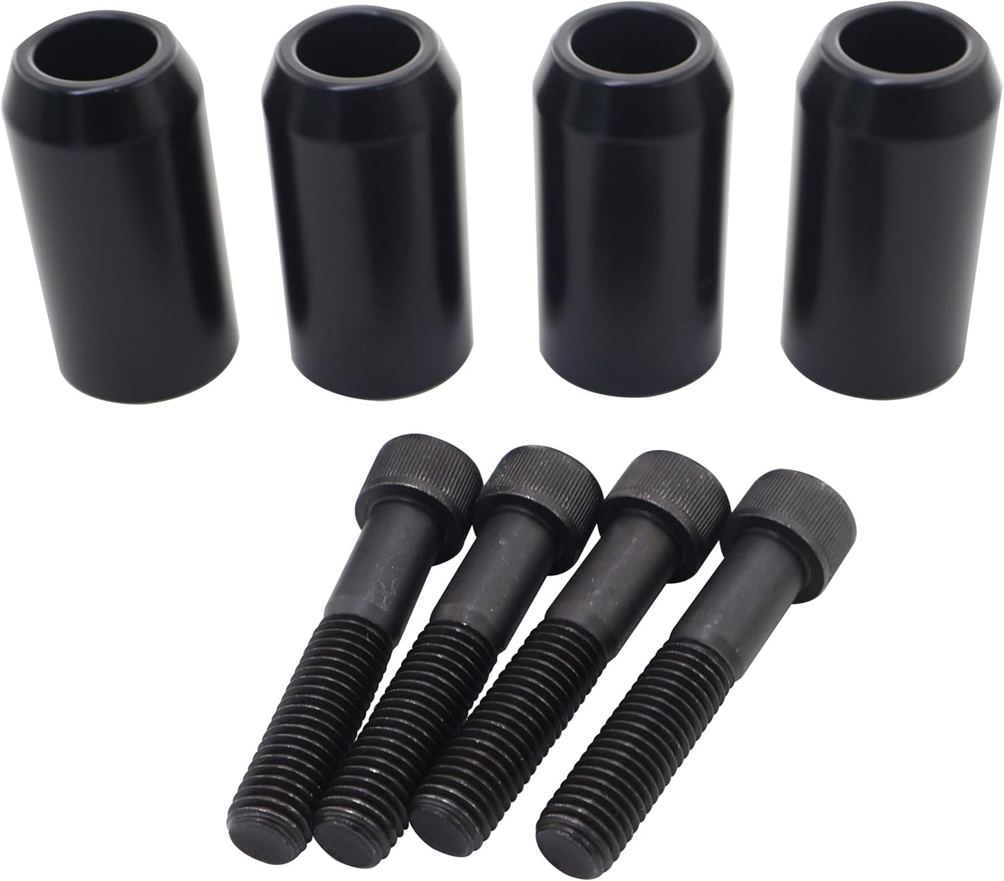 Protector colisión motor motocicleta Harley negro 2unids