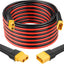 Cable XT60 25ft cobre estañado con conectores RC