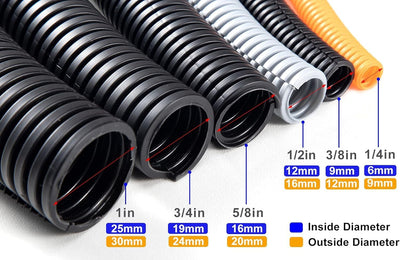 Tubo alambre flexible 50ft 3/4pulg cubierta resistente