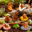 Juego 8 figuras capibara miniatura para tartas y manualidades