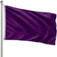 Bandera morada 2x3pies resistente UV poliéster con ojales