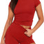 Set 2 Pzas Ropa Descanso Mujer Traje Verano Corto