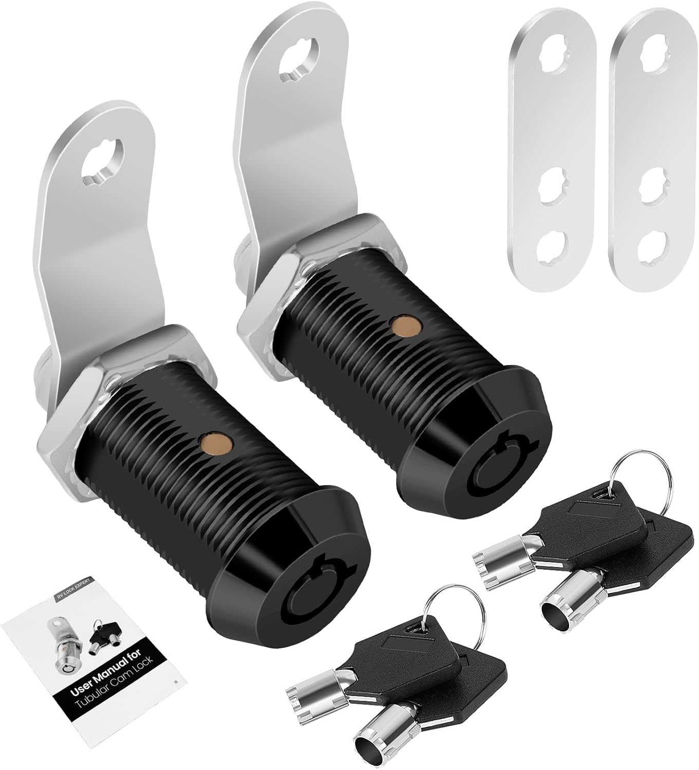 2 Pack Cerraduras Gabinete RV con Llaves Similares
