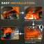 Kit enganche 2" comp Bad Boy Maverick 2021+ Naranja