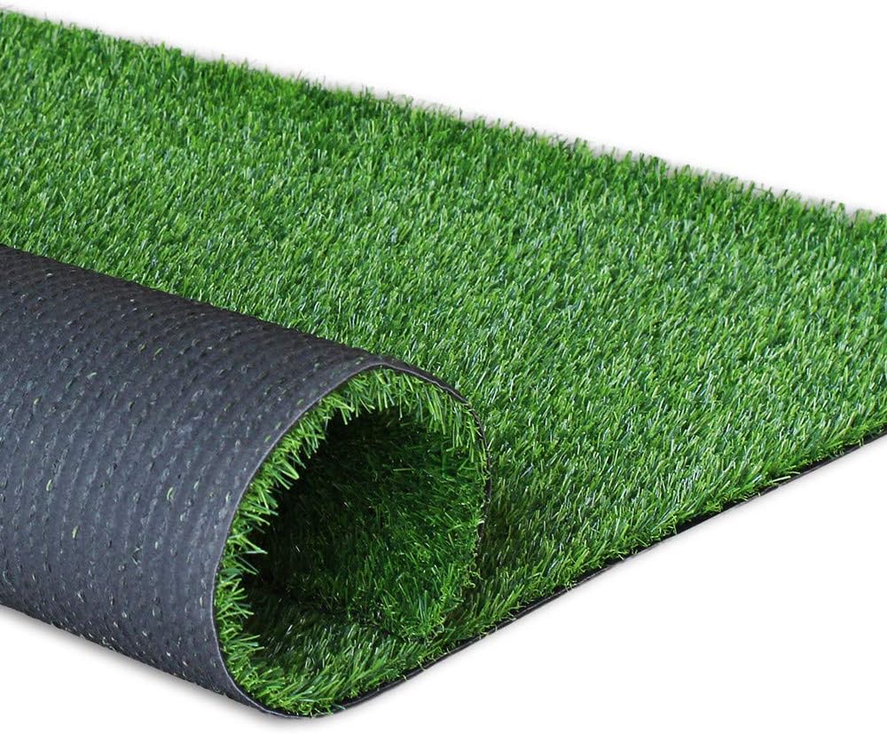 Alfombra césped artificial 5x10ft 0.7pulg interiores