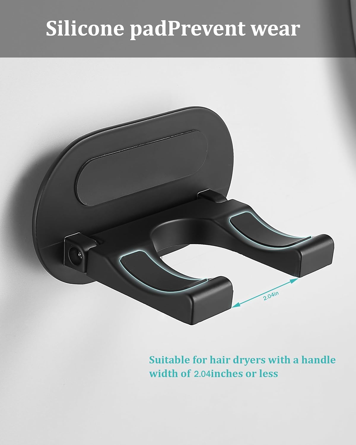 Soporte secador pared plegable 90" aluminio negro