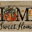 Tapete otoño calabaza hojas arce decoración hogar 17x29"