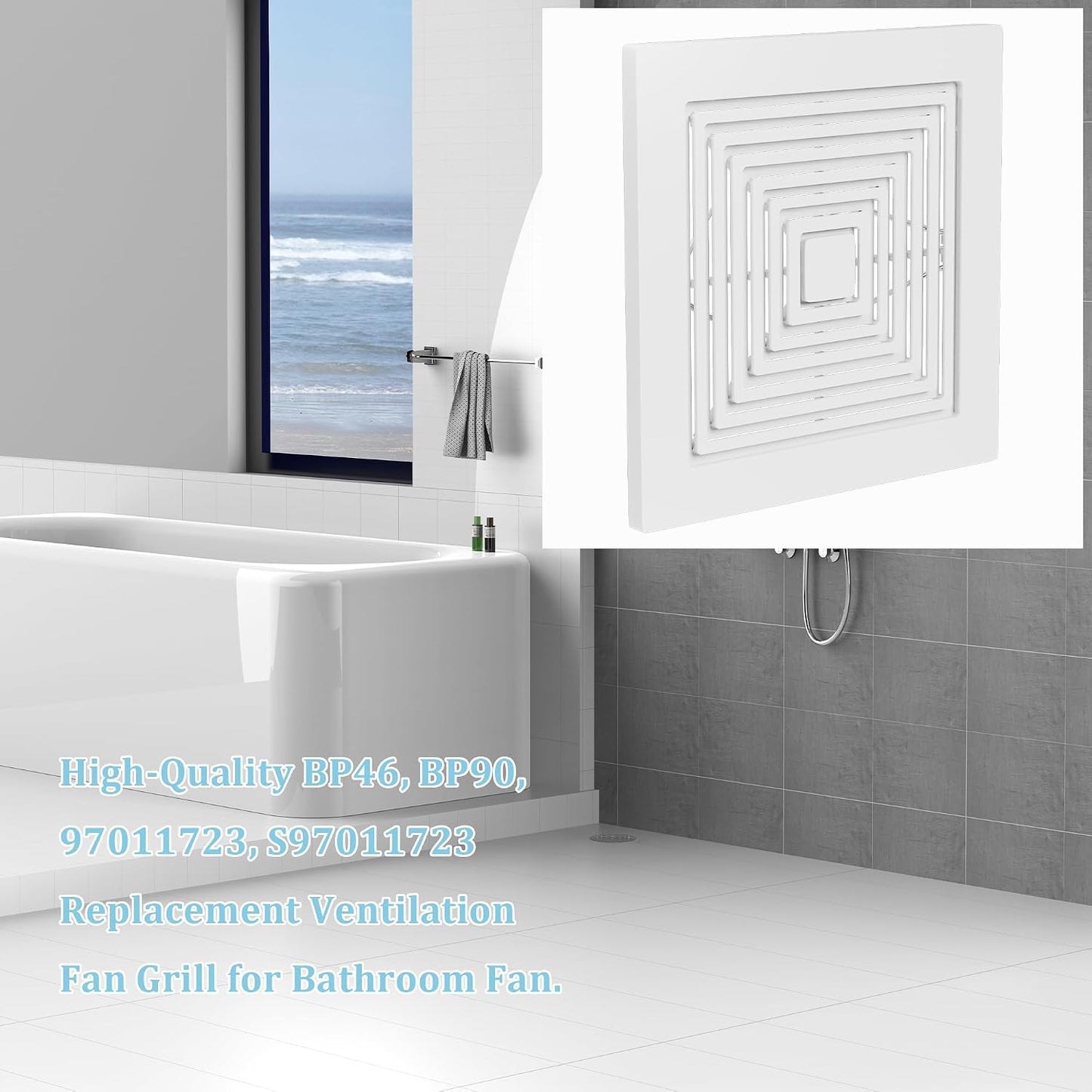 Cubierta ventilación baño BP46 BP90 Broan NuTone