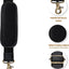 Correa equipaje cuero bronceado ajustable acolchada