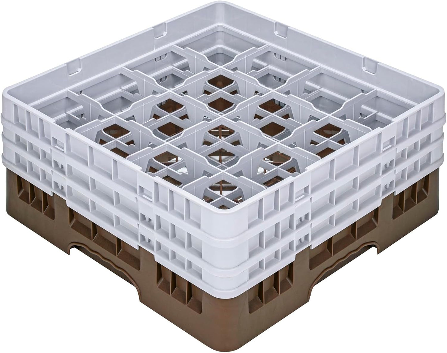 Estante cristal 16 compartimentos soporte vidrio resistente