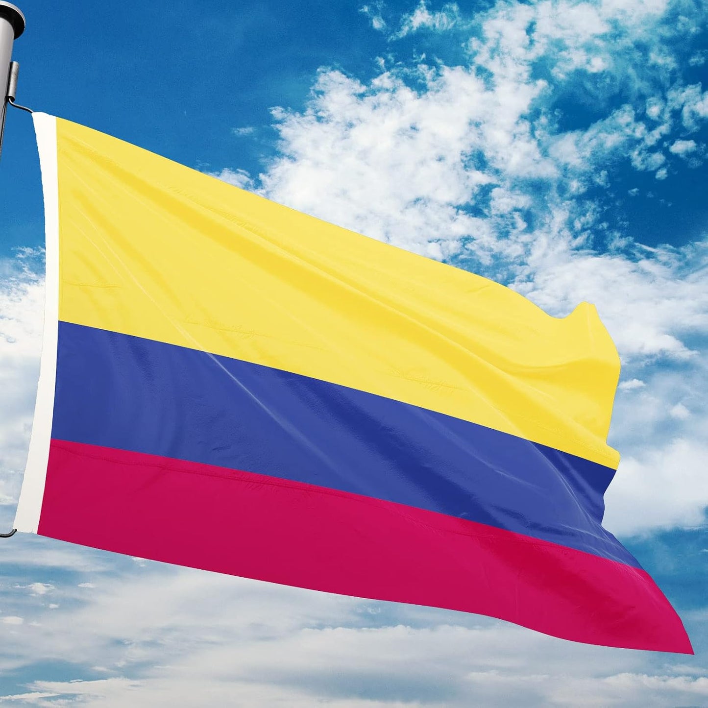 Bandera Colombia 3x5ft poliéster anti-decoloración